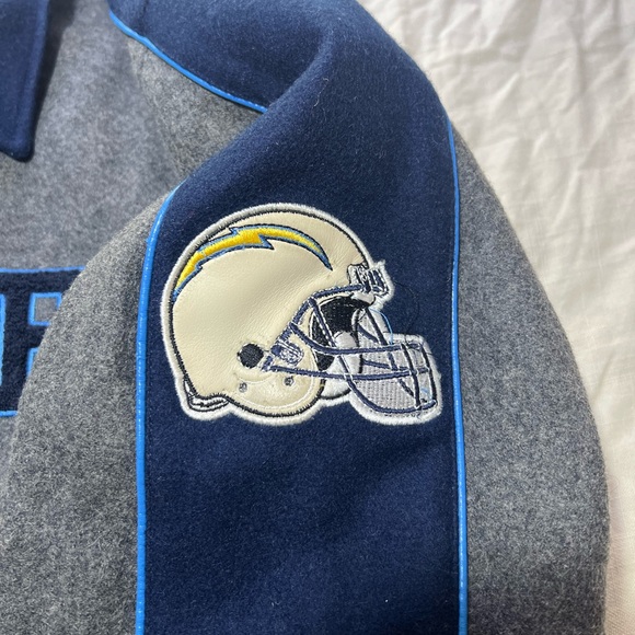 Vintage San Diego los Angeles chargers nfl afc afl football wool jacket - Picture 4 of 8